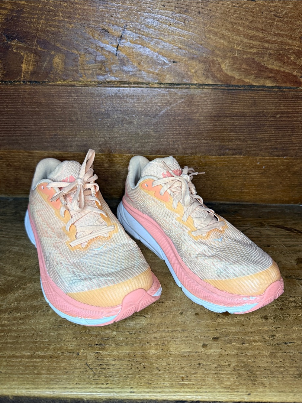 HOKA Kids Grade School Clifton 9 Running Sneakers